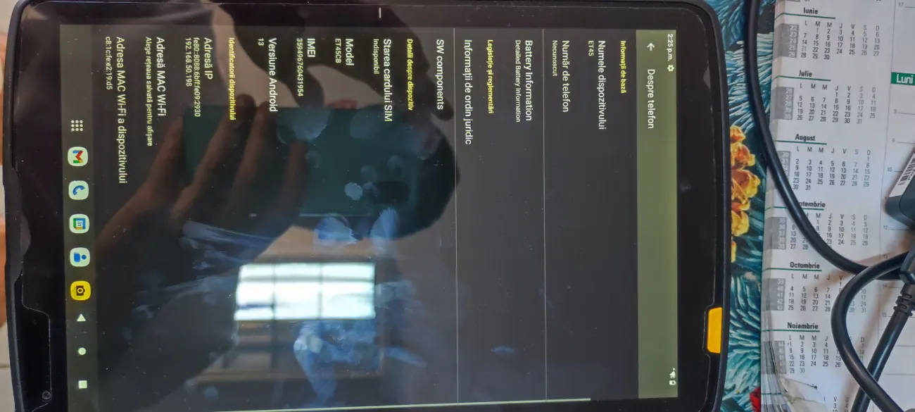 Tabletă Zebra ET45